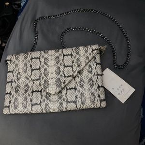 Snake skin purse